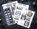 A5 Planner Stickers – Winter Planner Kit | Witchy & Moon Sticker Set