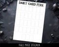 Tarot Planner Stickers – Full Page A5 Planner Stickers | Witchcraft & Divination Set