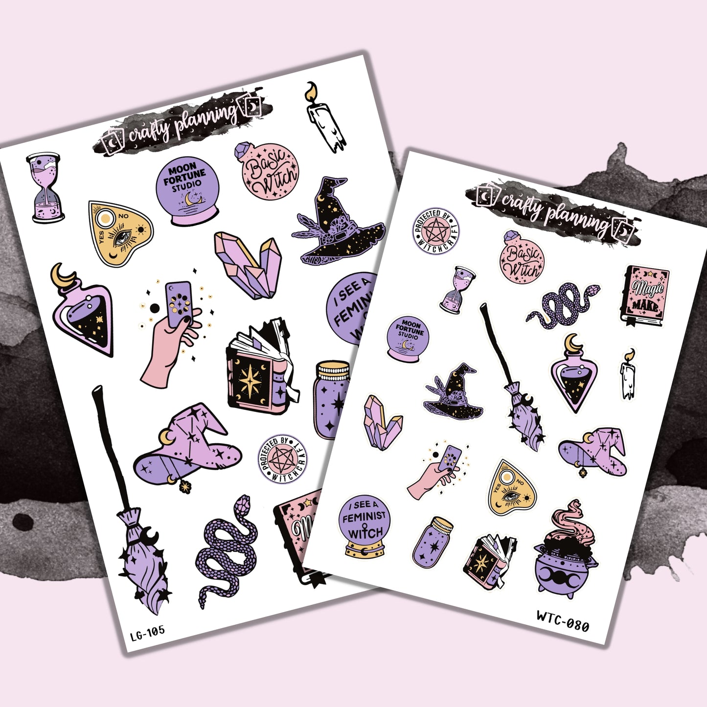 Basic Witch Deco - Sticker Sheets