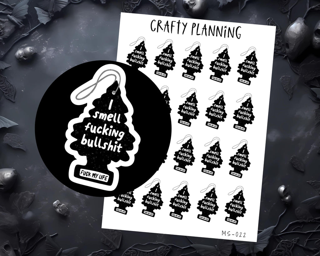 Funny Swear Stickers - Sassy Planner & Journal Decals | Vibrant Matte Vinyl