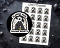 Anxiety Stickers - Mental Health Vinyl Sticker Sheet for Planners & Journals