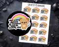 Sweary Stickers – Funny Planner & Journal Sticker Sheet | Cute Sassy Vinyl