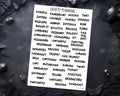 Swear Word Stickers – Profanity, Planner & Journal Matte Sticker Sheets