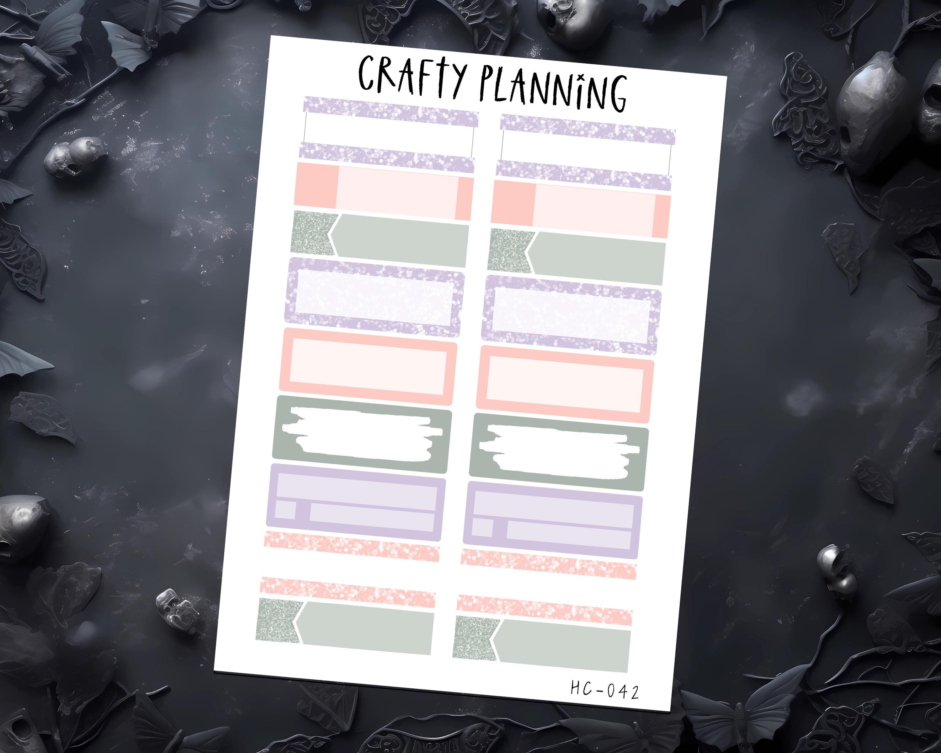 Christmas Planner Stickers for Hobonichi Cousin | Premium Matte Sticker Paper