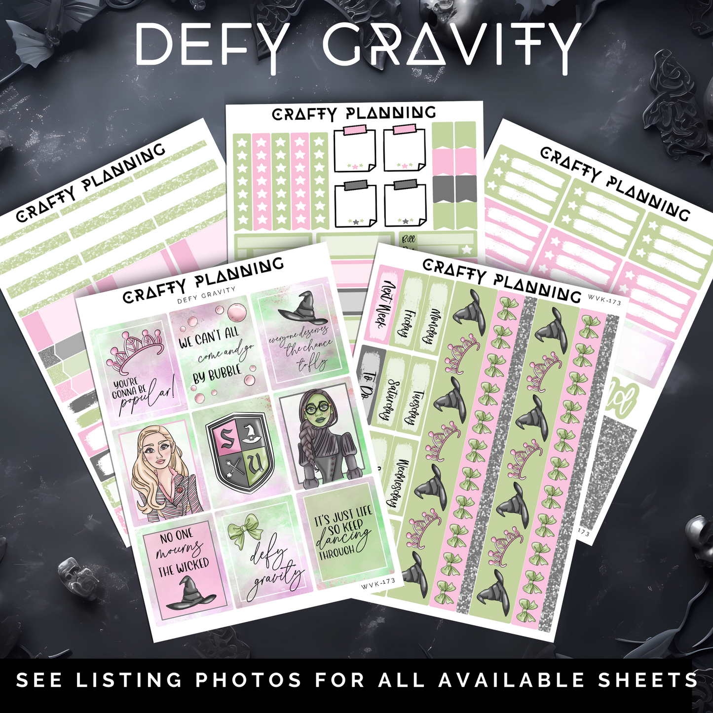 DEFY GRAVITY - Weekly Vertical Planner Kit