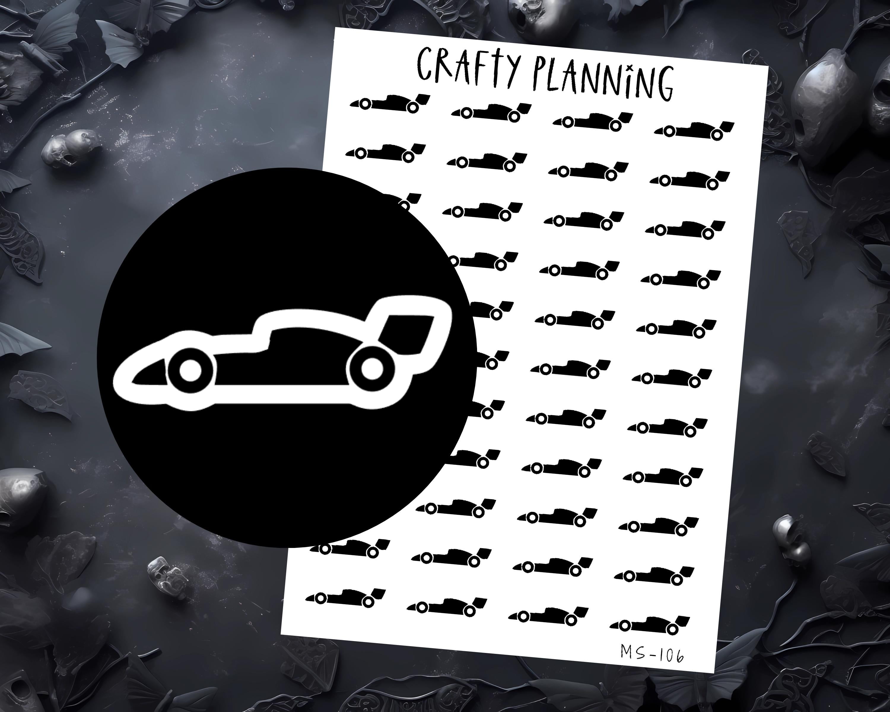 Formula One Stickers – F1 Racing Decals & Grand Prix Planner Race Icons