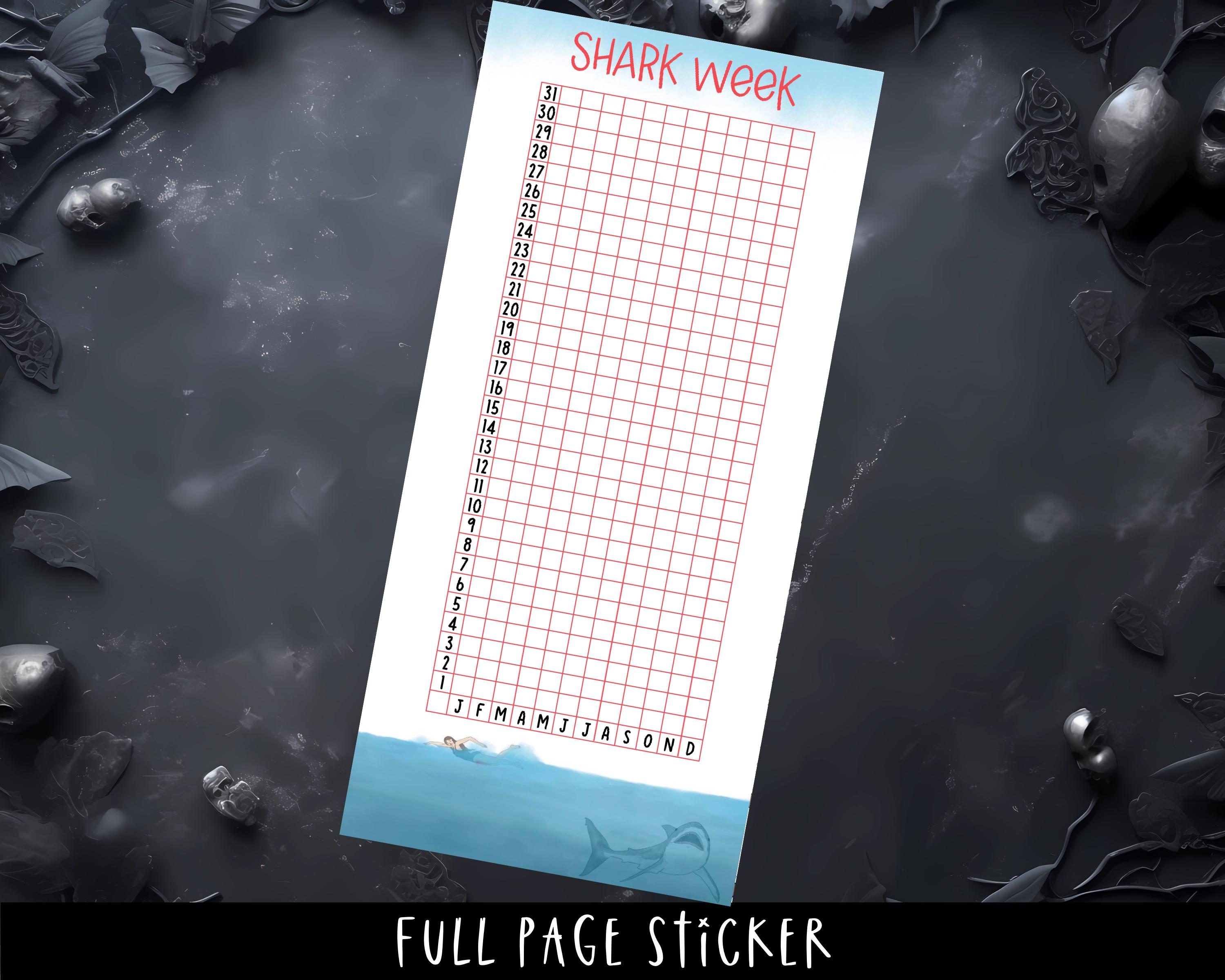 Period Tracker Stickers – Full Page Planner Covers | Weeks Planner Vibrant Stickers