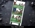 Xmas Planner Stickers - Full Page Hobonichi Weeks Writeable Planner Sheets