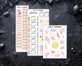 Celestial Planner Stickers – Weekly & Monthly Kit | Witchy Hobonichi Weeks