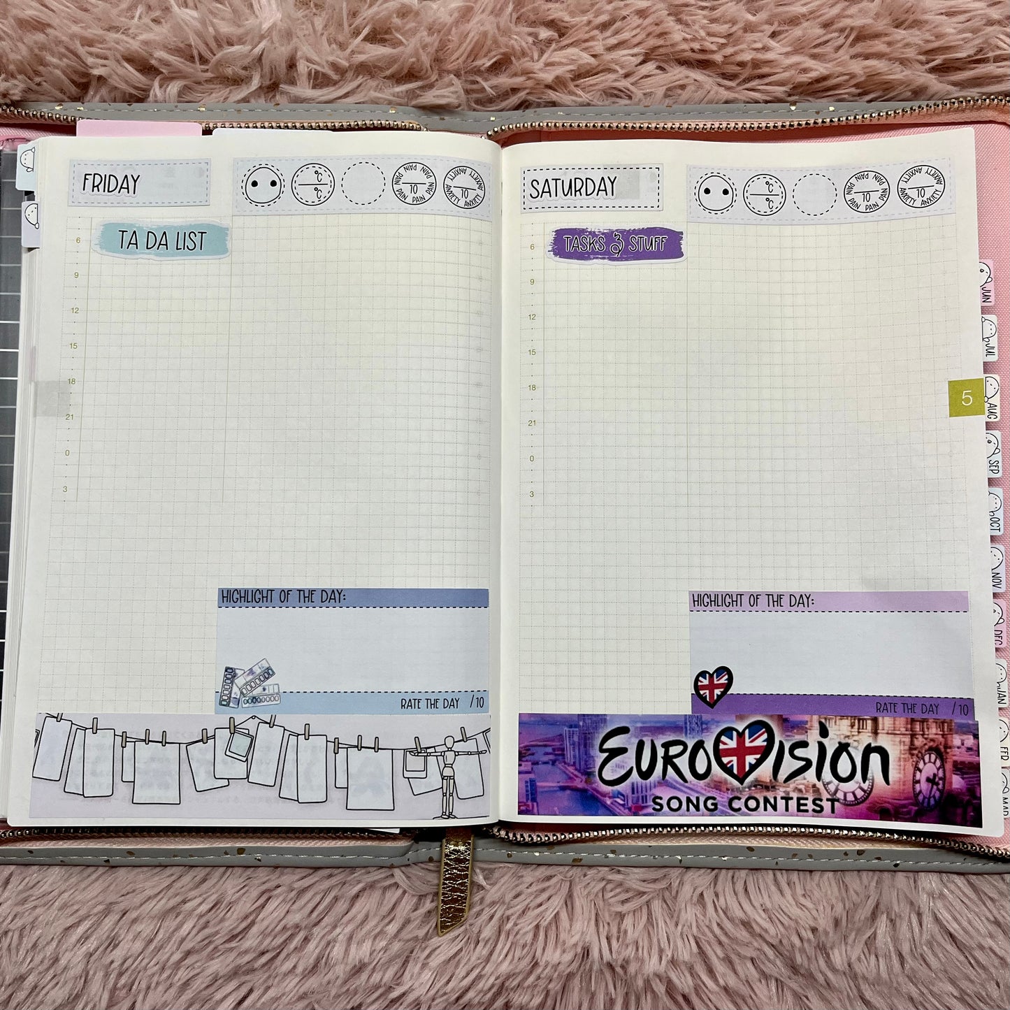 Summer Solstice - Daily Hobonichi Cousin Kit