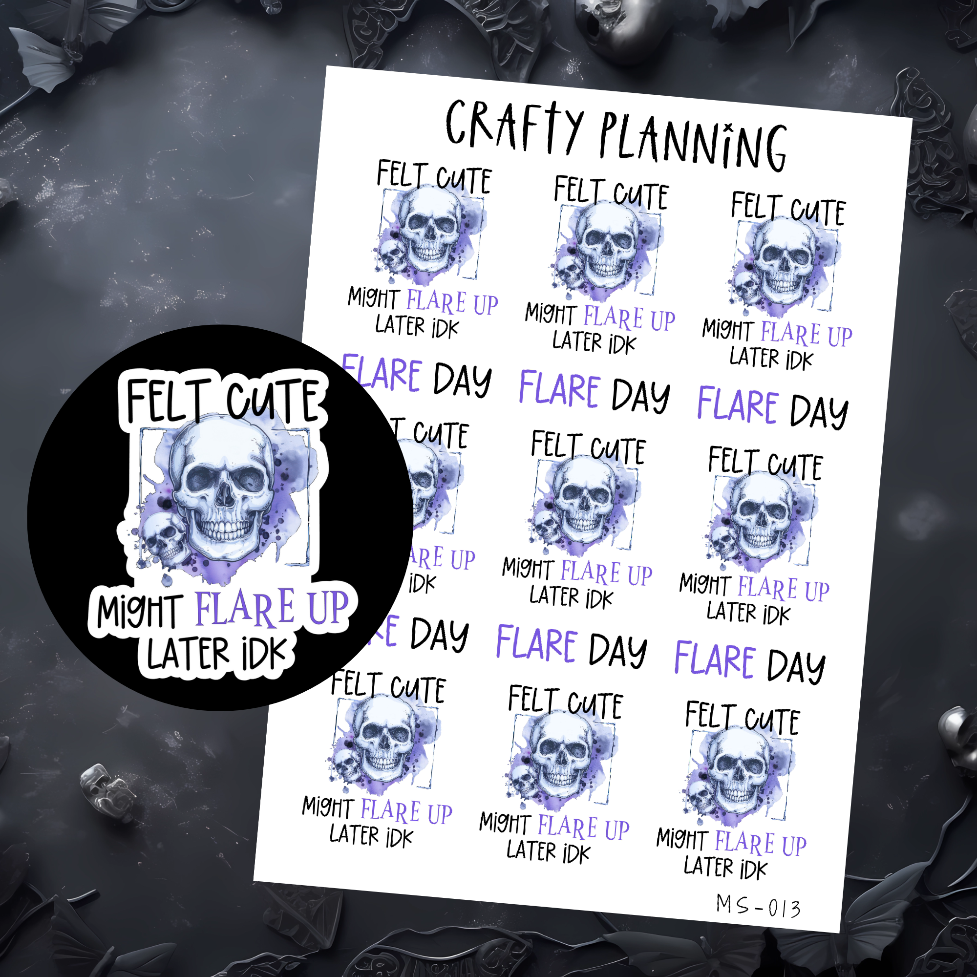 FIBRO FLARE STICKERS