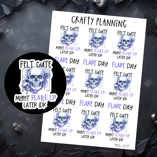 FIBRO FLARE STICKERS