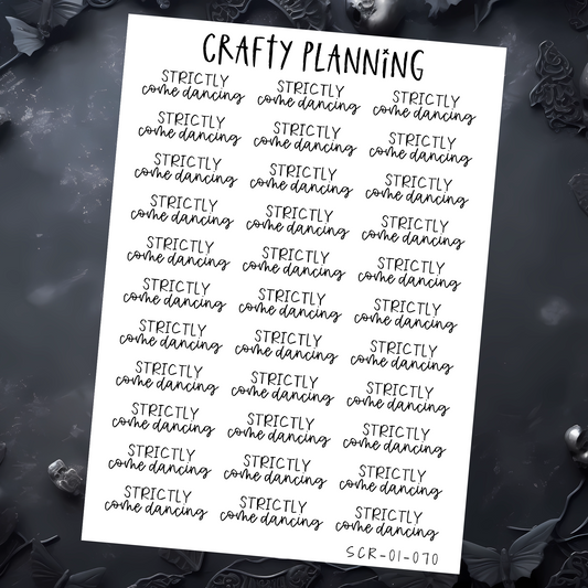 CUSTOM TV SCRIPT STICKERS