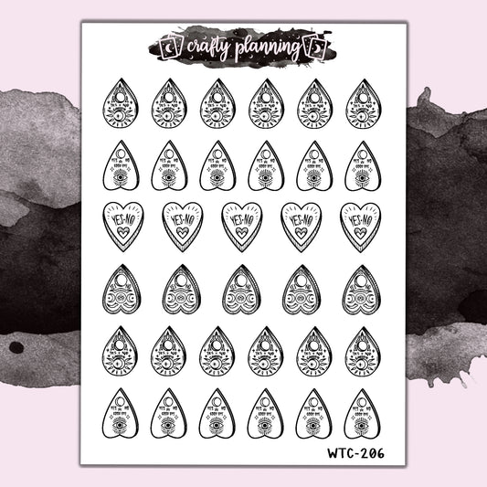 Plancette Stickers - Mini Sticker Sheet