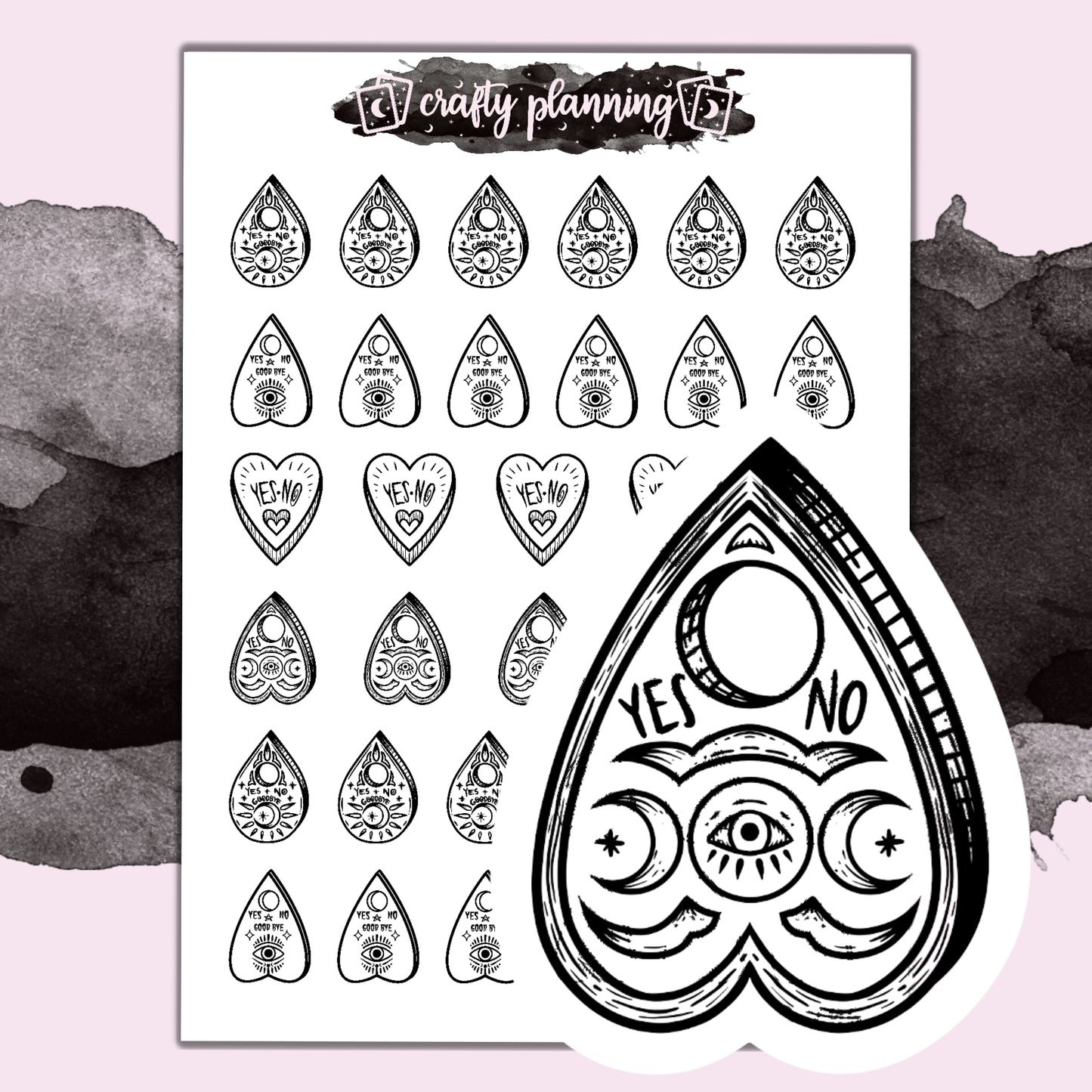 Plancette Stickers - Mini Sticker Sheet