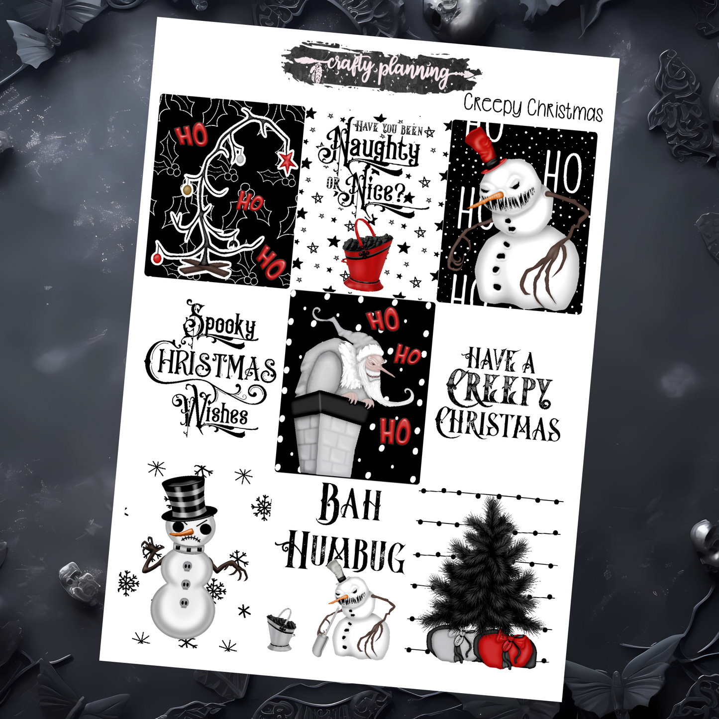 Creepy Christmas - Weekly Vertical Kit