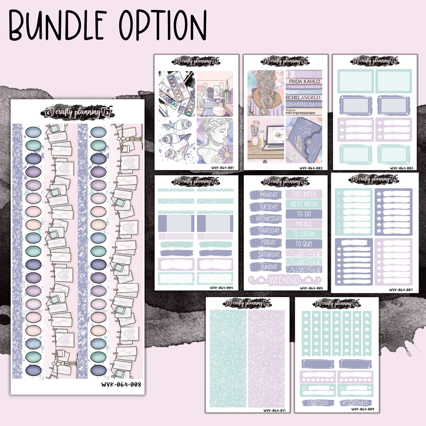 Studio Life - Vertical Planner - Mix & Match Kits