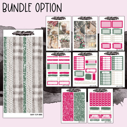 Xmas Lights - Vertical Planner - Mix & Match Kits