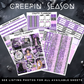 CREEPIN' SEASON - Weekly Vertical Planner Kit