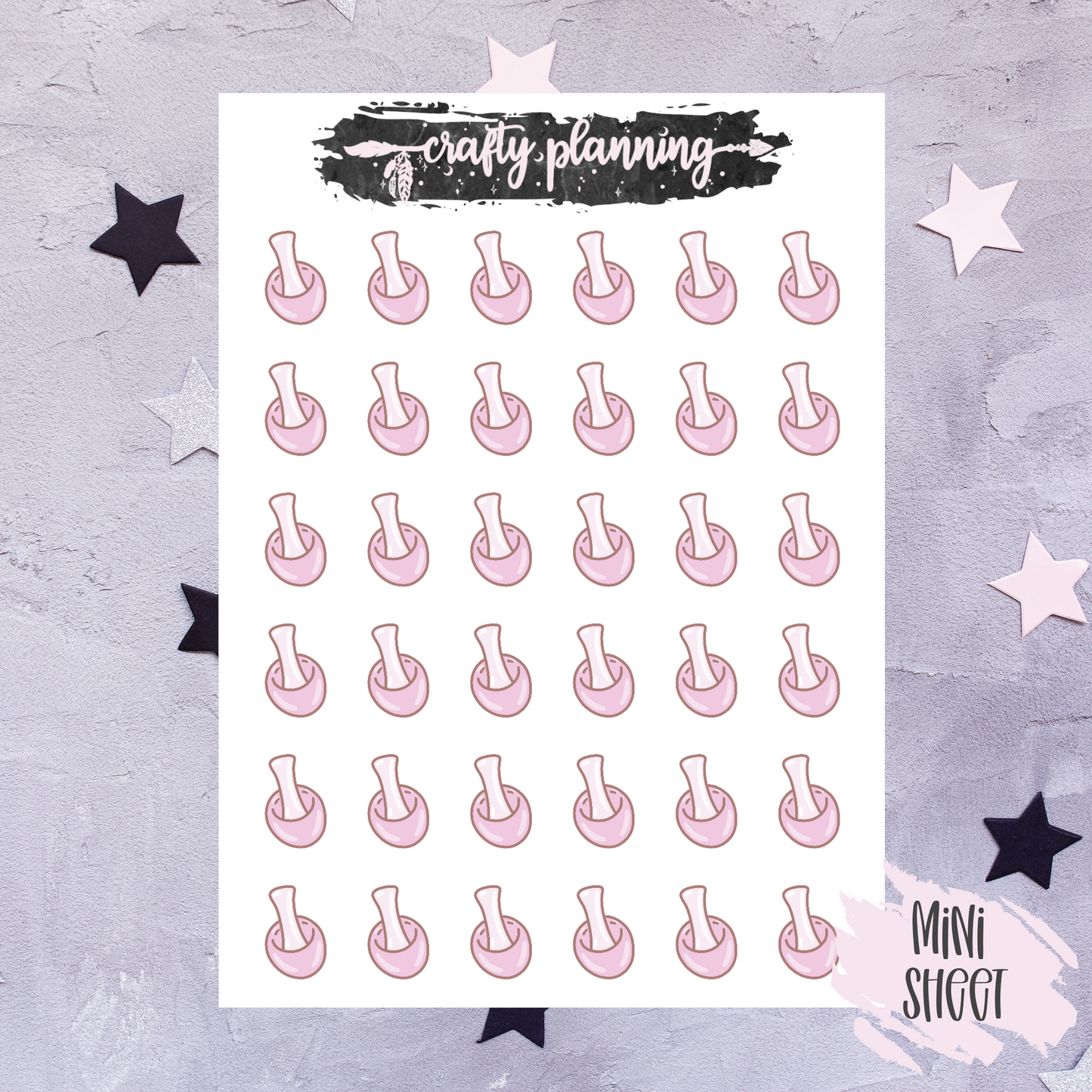 Pestle & Mortar - Mini Sticker Sheet