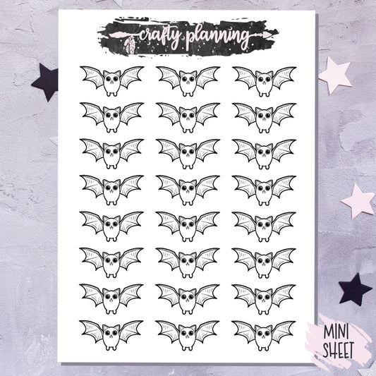 Bats - Mini Sticker Sheet