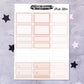 Blush Office - A La Carte - Weekly Vertical Planner Kit