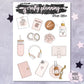 Blush Office - A La Carte - Weekly Vertical Planner Kit