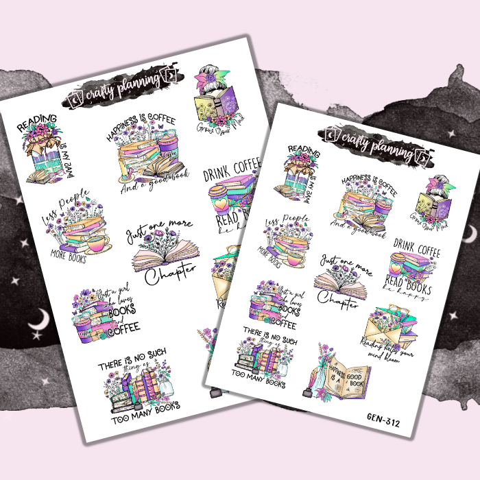 Reading Quotes - Sticker Sheets