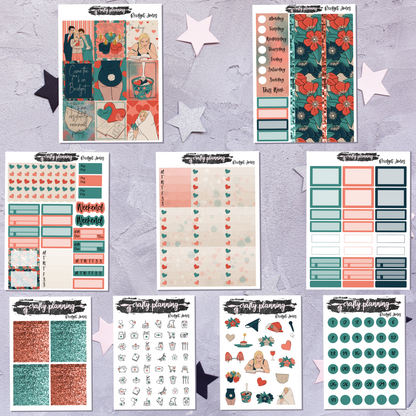 Bridget Jones - A La Carte - Weekly Vertical Planner Kit