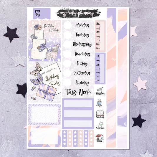 Butterfly Birthday - One Sheet Mini Kit