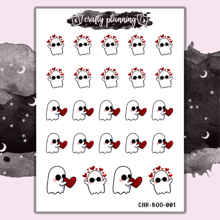 Little Hearts Boo - Character Stickers