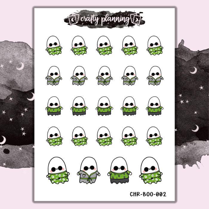 PJ Day Boo - Character Stickers