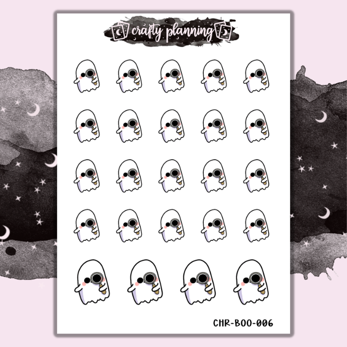 True Crime Boo - Character Stickers