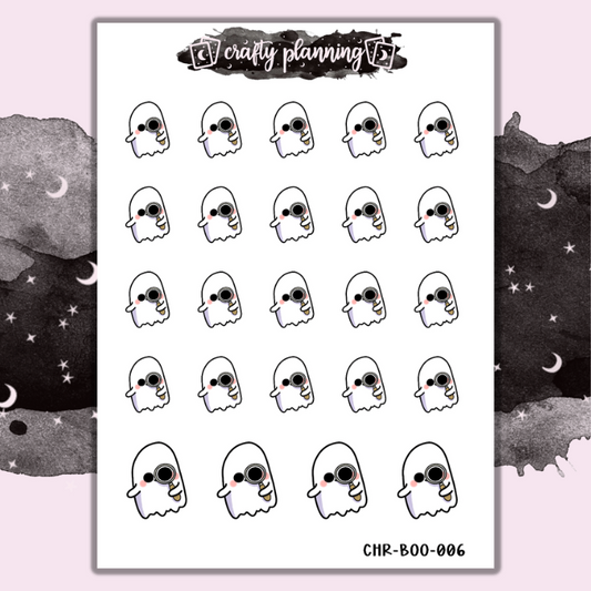 True Crime Boo - Character Stickers