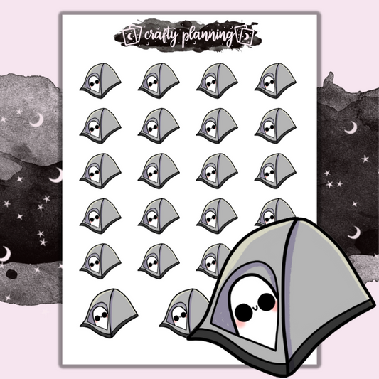 Boo Camping 1 - Character Stickers