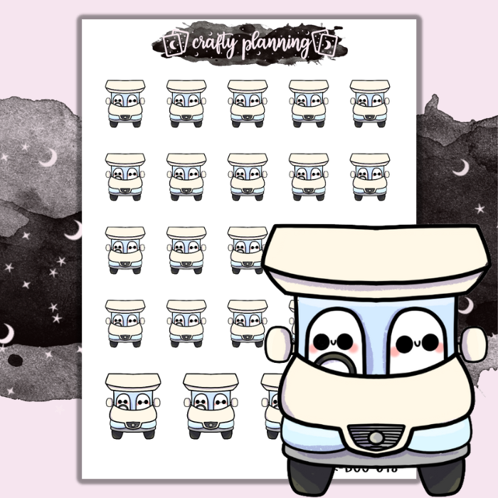 Boo Roadtrip - Character Stickers