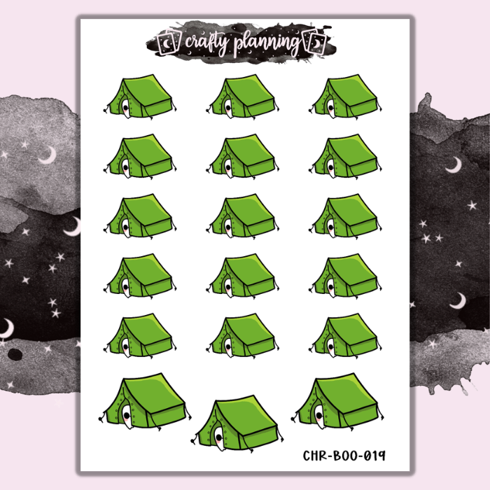 Boo Camping 2 - Character Stickers