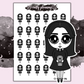 Coffee Stickers - Dark Alice - Mini Sticker Sheet