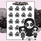 Family Time - Dark Alice - Mini Sticker Sheet