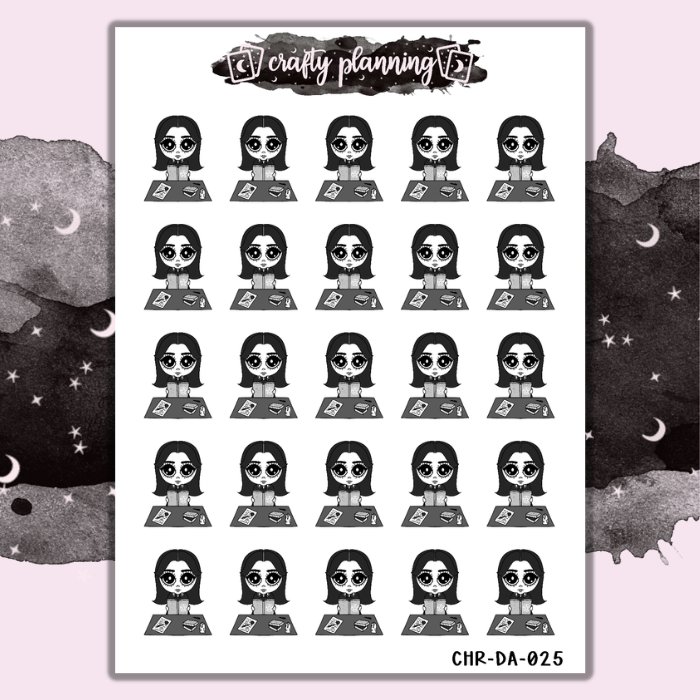 Planner Time/Spell Time - Dark Alice - Mini Sticker Sheet