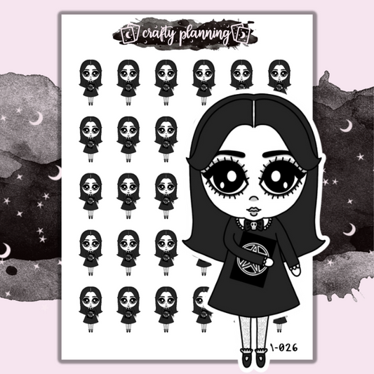 Planner Time/BOS/Grimoire - Dark Alice - Mini Sticker Sheet