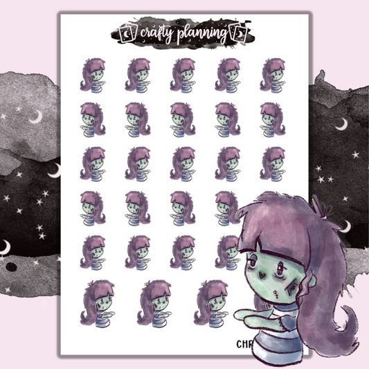Mimi Zombie - Mini Sticker Sheet