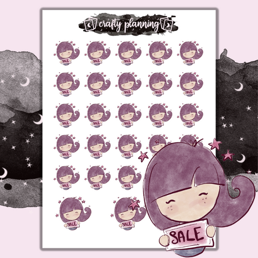 Mimi Sale Reminder - Mini Sticker Sheet