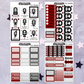 Dark Valentine - A La Carte - Weekly Vertical Planner Kit