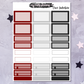 Dark Valentine - A La Carte - Weekly Vertical Planner Kit