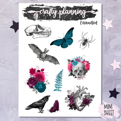 Enchanted - A La Carte - Weekly Vertical Planner Kit