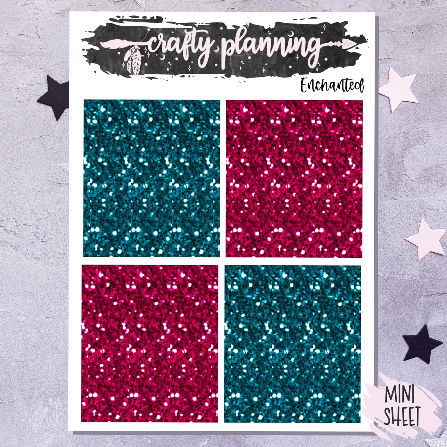 Enchanted - A La Carte - Weekly Vertical Planner Kit