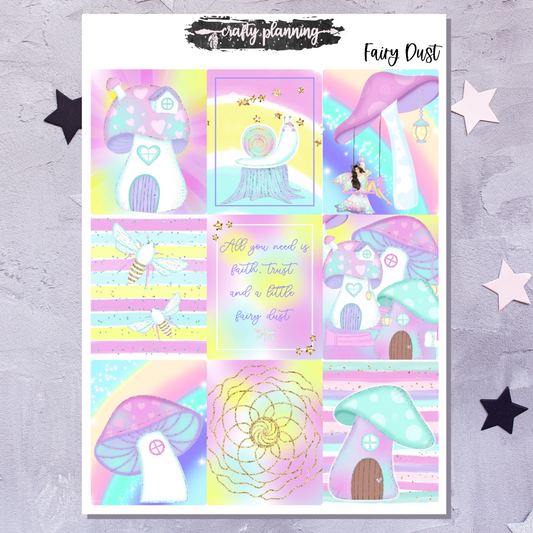 Fairy Dust - A La Carte - Weekly Vertical Planner Kit