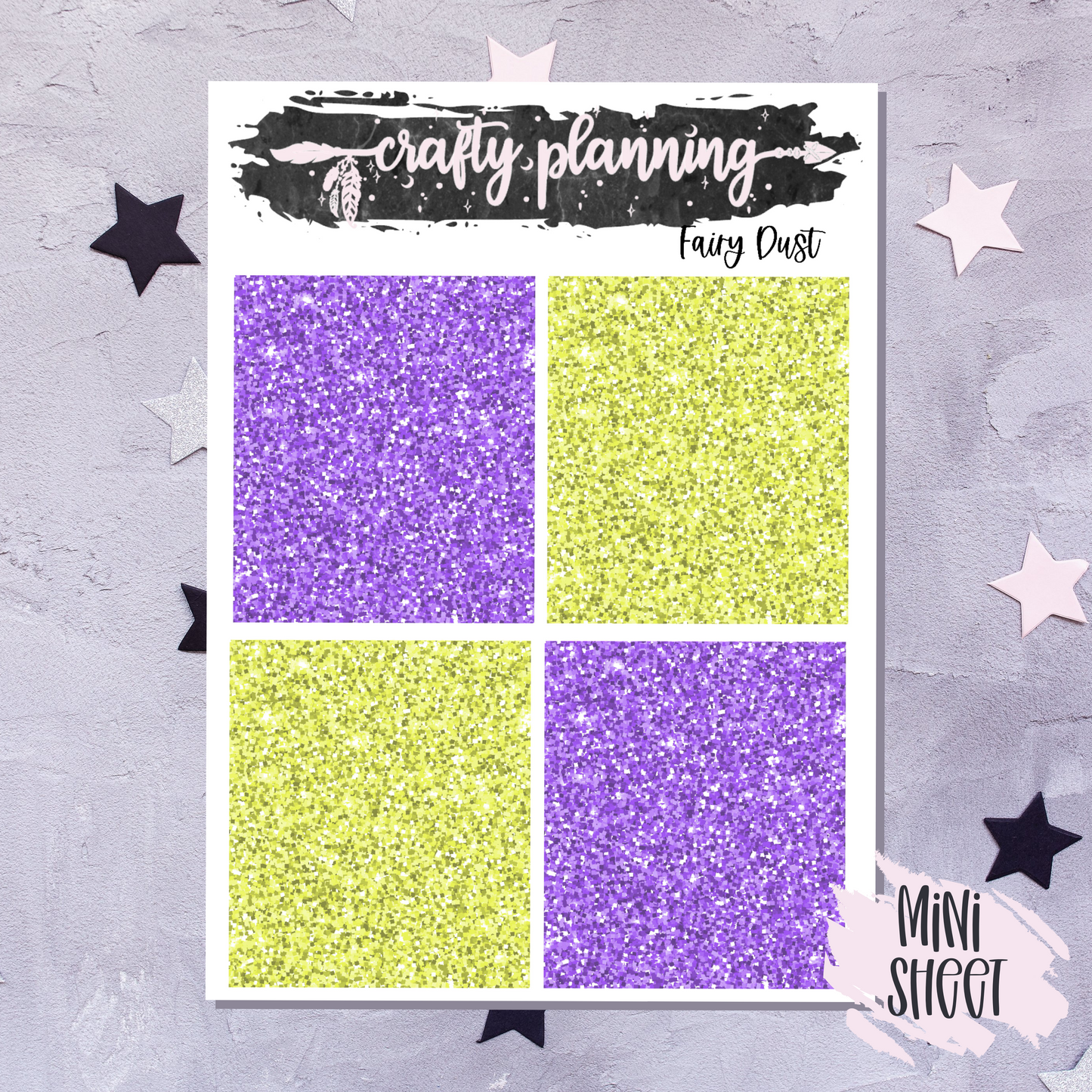 Fairy Dust - A La Carte - Weekly Vertical Planner Kit