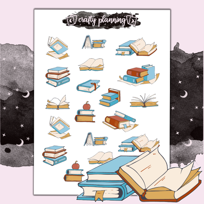 Books - Mini Sticker Sheet